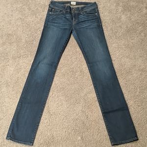 Hudson Ginny straight jeans size 27, 34 inseam